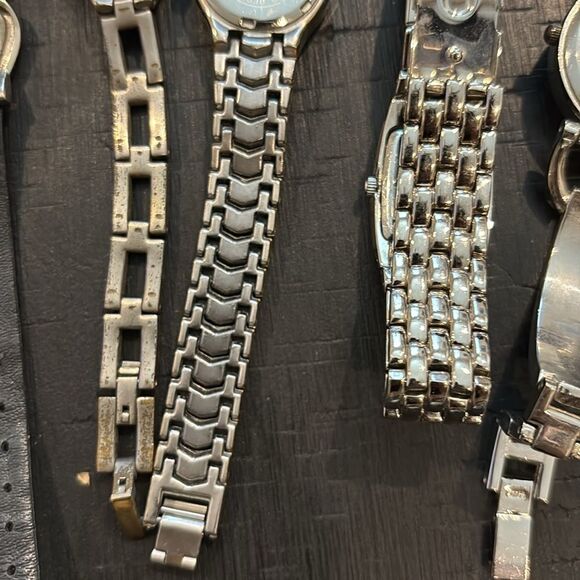 Bundle of 7 Elegant Silver and Gold Watch Collection Watches Need Battery​​​ main image 15